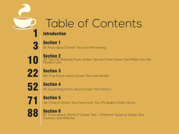 Book - Green Tea Mania : 250+ Green Tea Facts, Cooking and Brewing Tips & Trivia You (Probably) Didn't Know