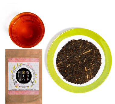 Japanese Black Tea with Sakura - Cherry Blossom