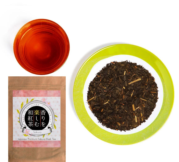Japanese Black Tea with Sakura - Cherry Blossom