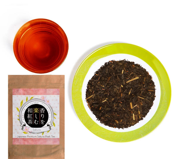 Japanese Black Tea with Sakura - Cherry Blossom