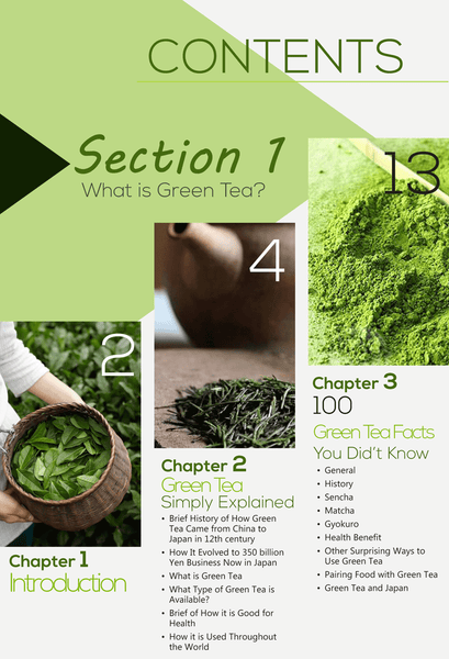 Book - I Will Teach You How to be Healthy by Using Japanese Green Tea!